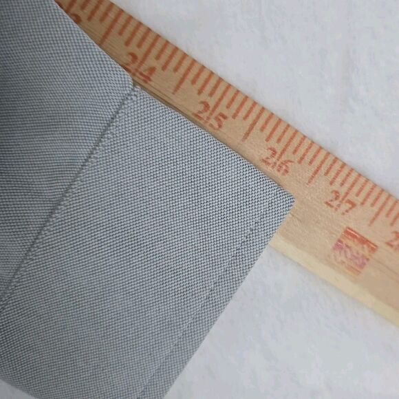 AG Green Label Men’s Oxford Button-Down Shirt Gray Size M Long Sleeve Casual - Picture 10 of 12